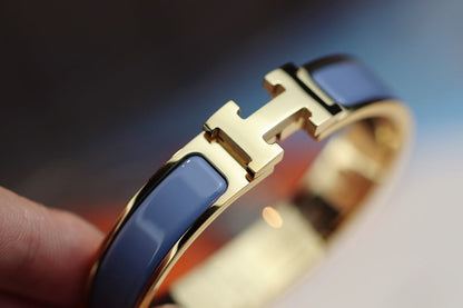 [Leaves]H BRACELET 12MM BLUE GRAY