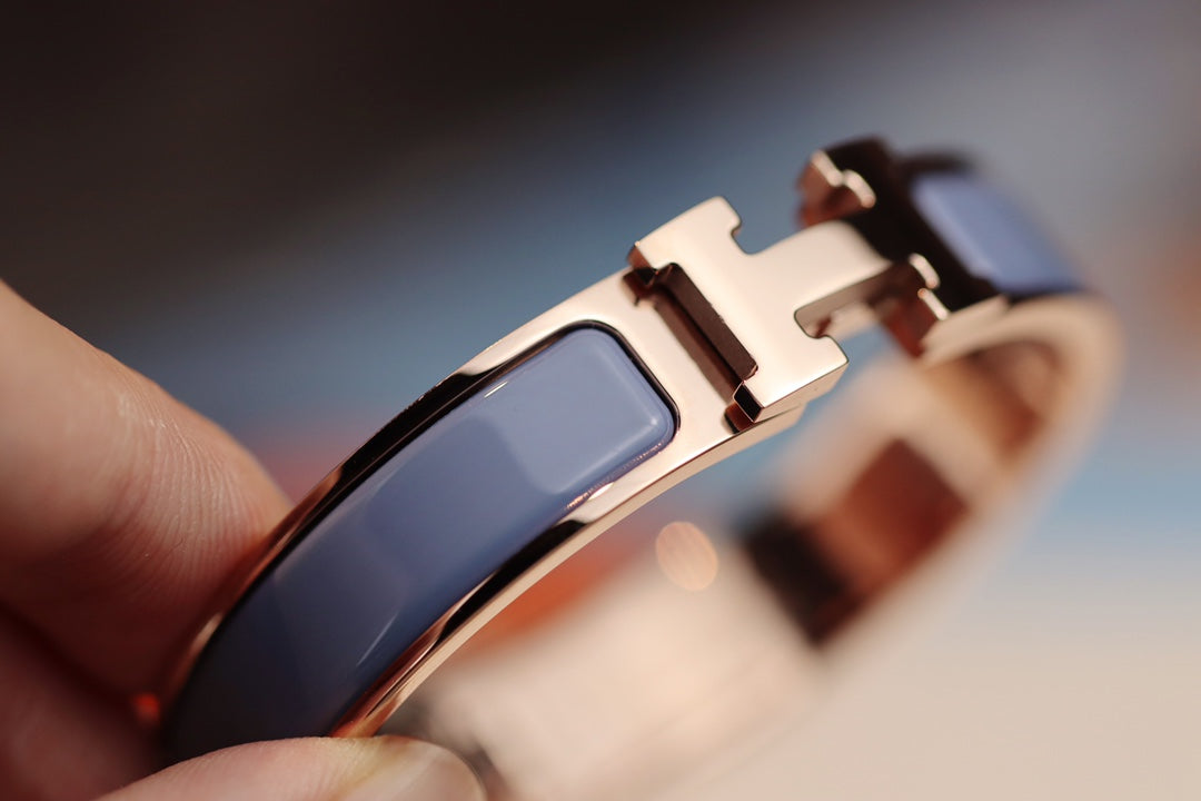 [Leaves]H BRACELET 12MM BLUE GRAY