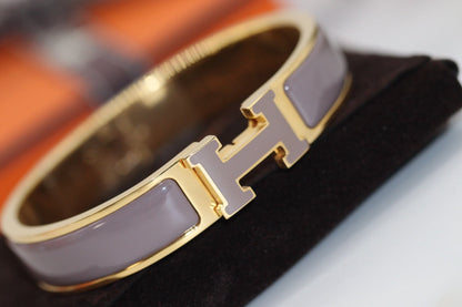 [Leaves]H BRACELET 12MM BROWN