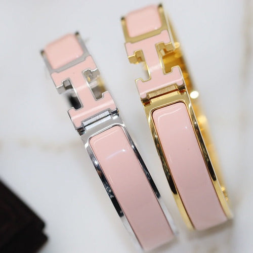 [Leaves]H BRACELET 12MM PINK