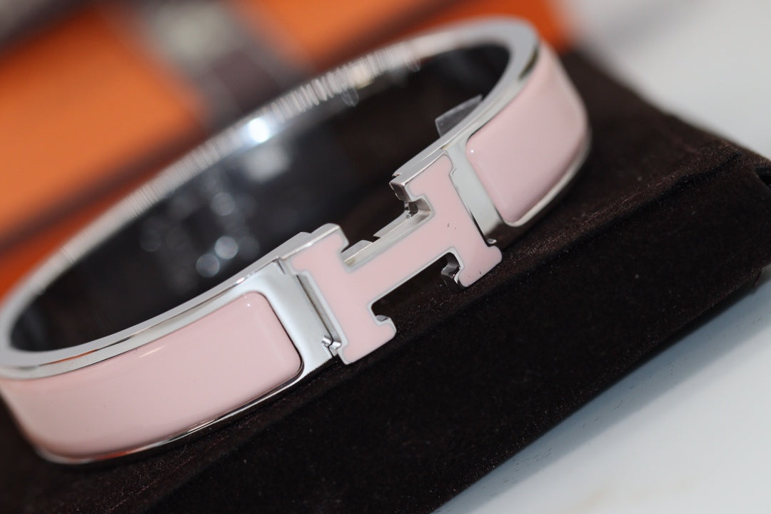 [Leaves]H BRACELET 12MM PINK