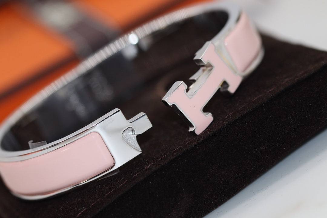 [Leaves]H BRACELET 12MM PINK