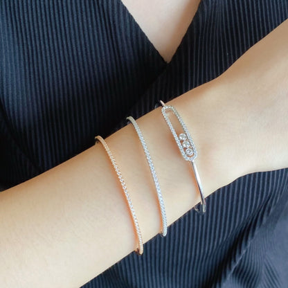 [Leaves]MINI DIAMOND TENNIS BRACELET