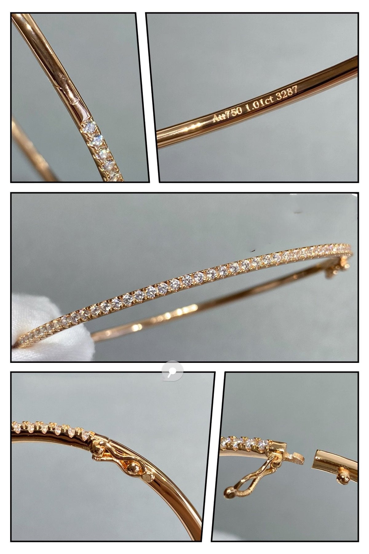 [Leaves]MINI DIAMOND TENNIS BRACELET