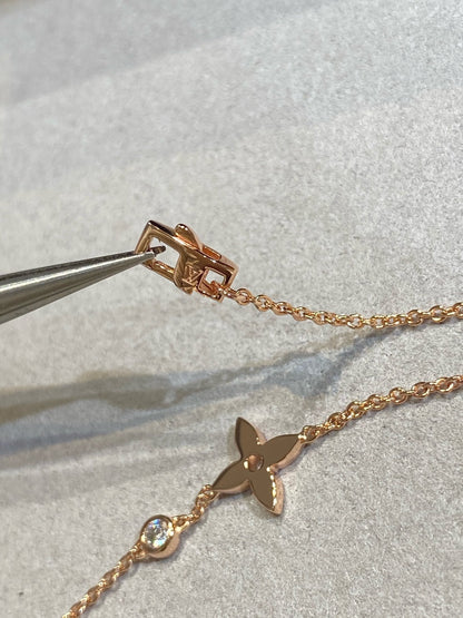 [Leaves]STAR DIAMOND ROSE GOLD BRACELET