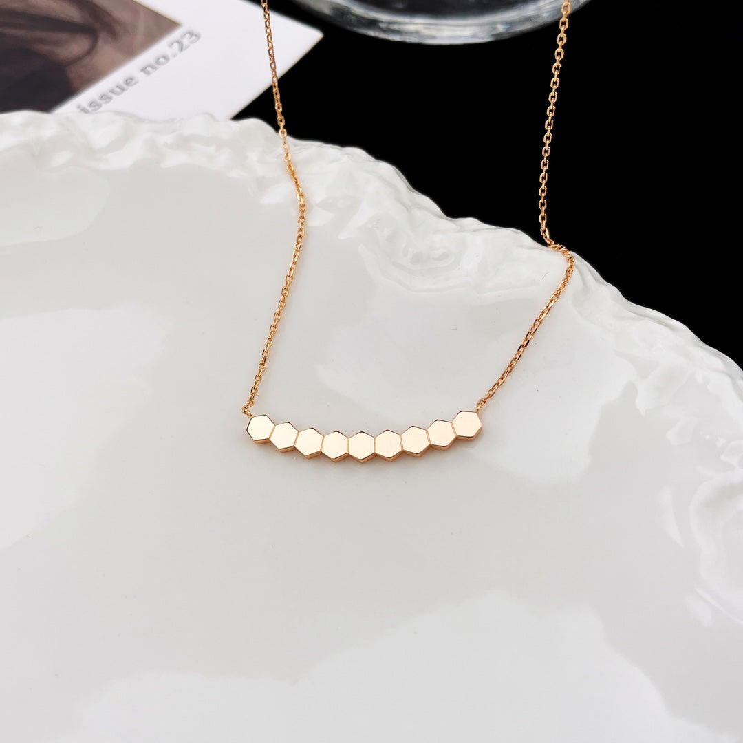 [Leaves]BEE MY LOVE DIAMOND NECKLACE
