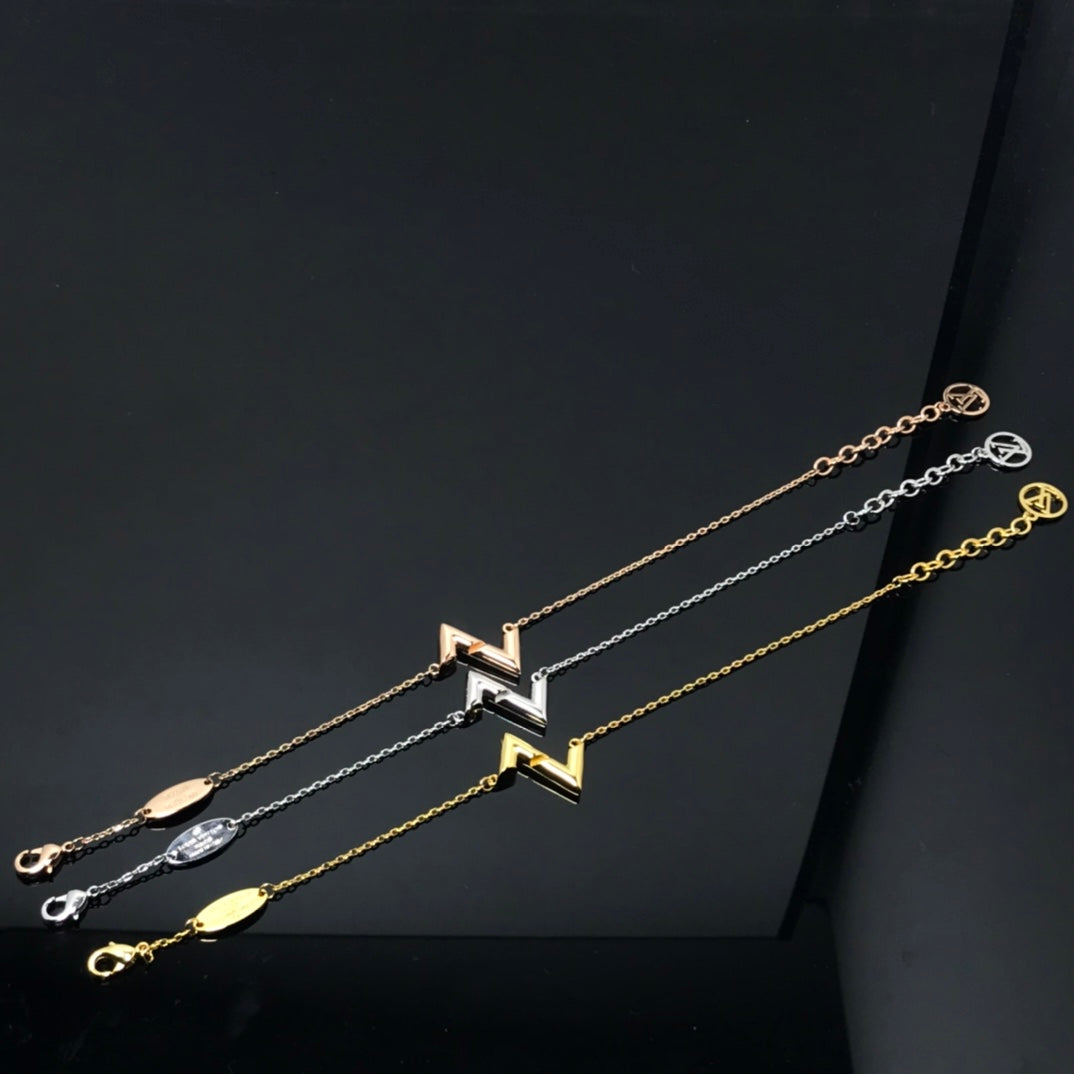 [Leaves]VOLT LV LOGO BRACELET