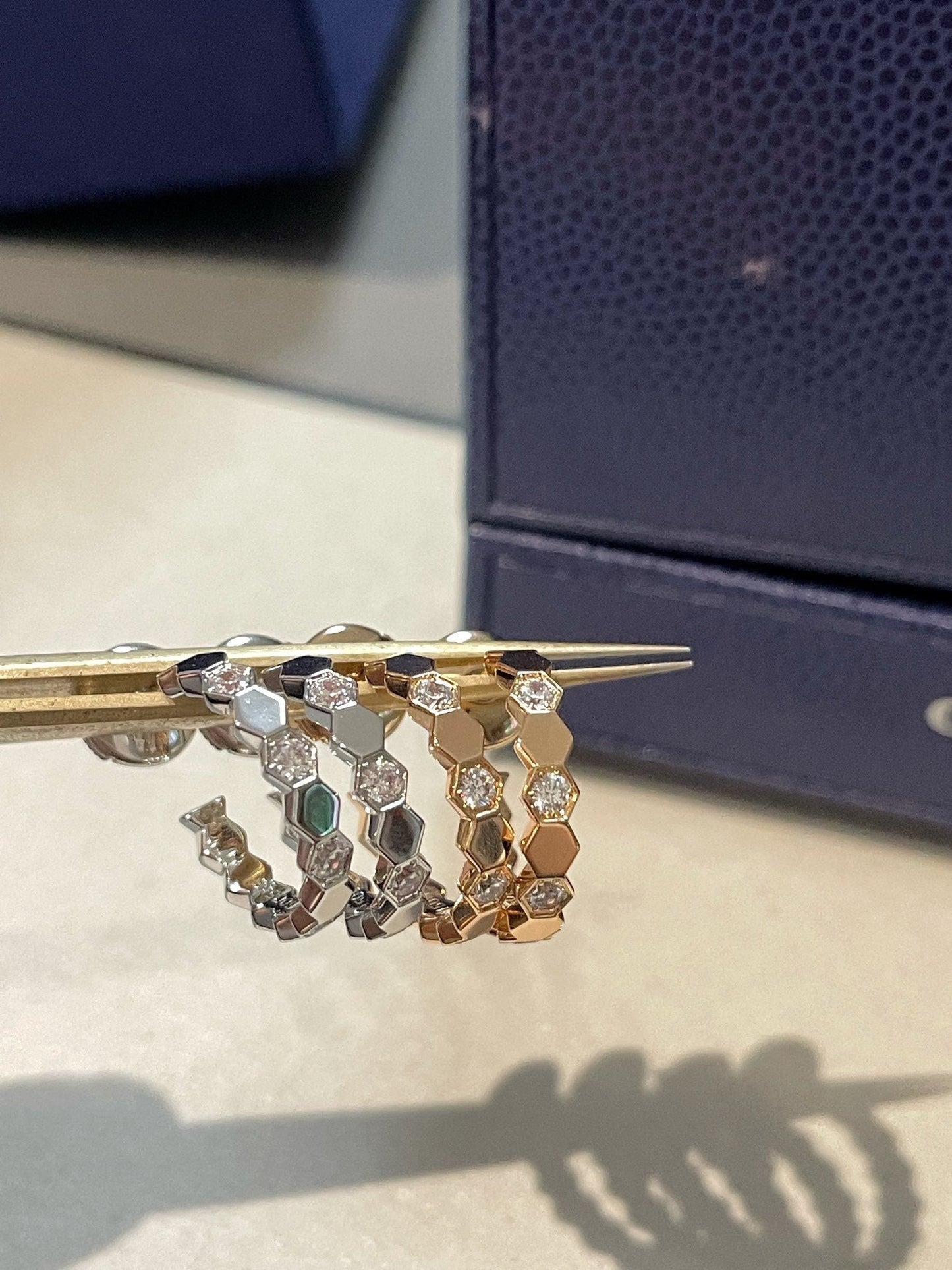 [Leaves]Hollow Design Four-Leaf Clover Flower Shape Ring