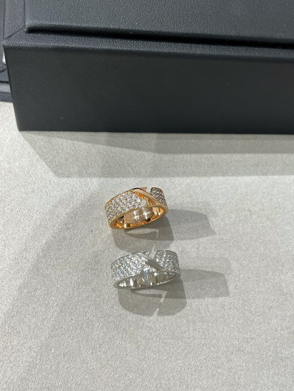 [Leaves]LIENS EVIDENCE  DIAMOND PAVED RING