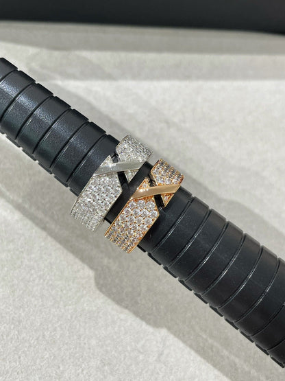 [Leaves]LIENS EVIDENCE  DIAMOND PAVED RING