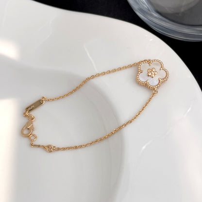 [Leaves]LUCKY SPRING ROSE GOLD MOP BRACELET