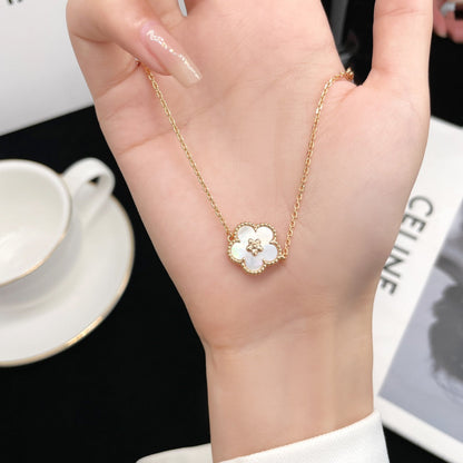 [Leaves]LUCKY SPRING ROSE GOLD MOP BRACELET
