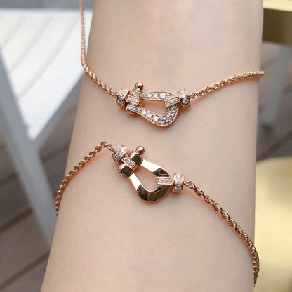 [Leaves]FORCE 10 PINK GOLD DIAMOND NECKLACE