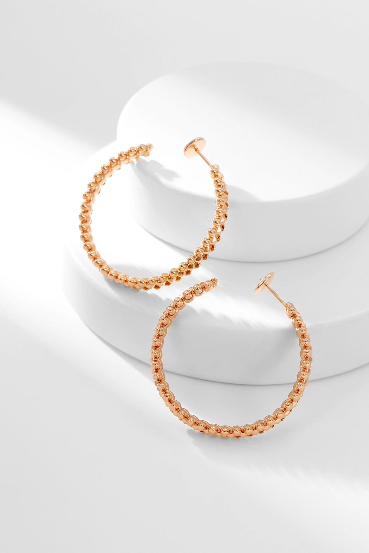 [Leaves]CLASH HOOP EARRINGS
