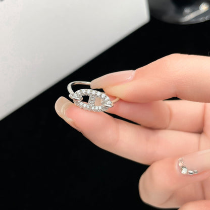 [Leaves]RONDE SMALL SILVER DIAMOND RING