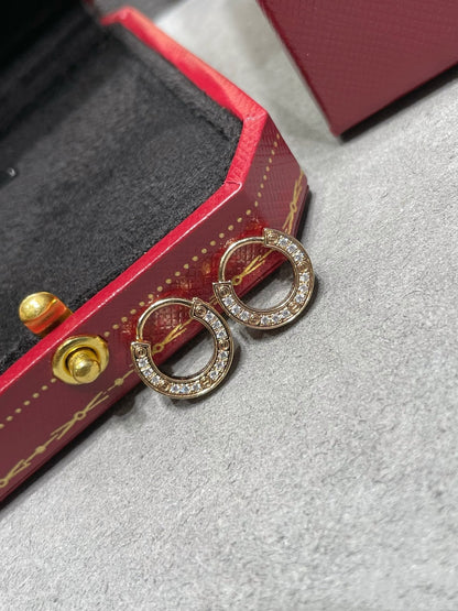 [Leaves]LOVE DIAMOND EARRINGS