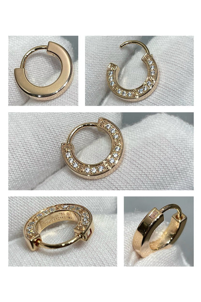 [Leaves]LOVE DIAMOND EARRINGS