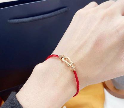 [Leaves]FORCE 10 HALF DIAMOND PINK GOLD RED CORDERI LARGE AND MEDIUM MODEL