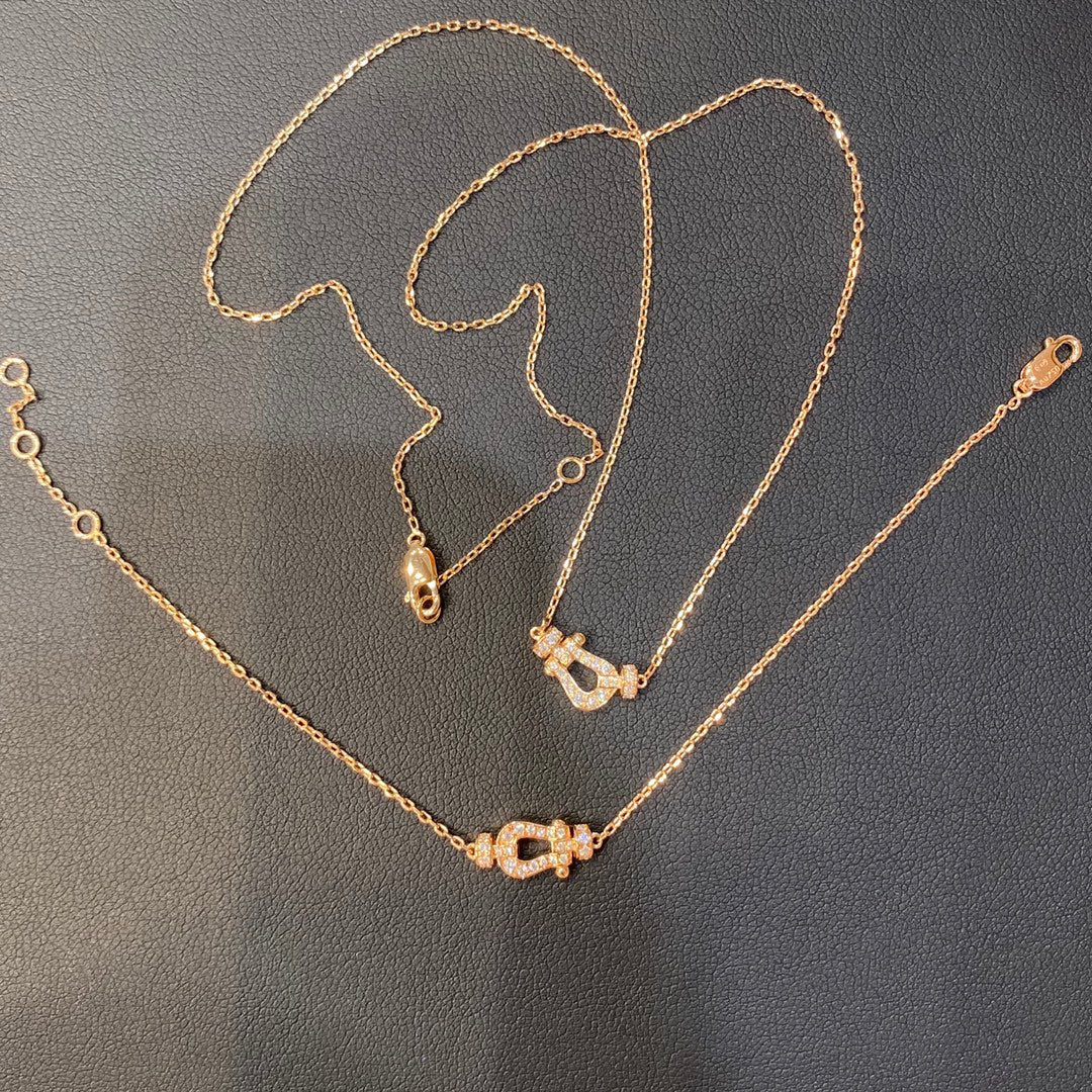 [Leaves]FORCE 10 DIAMOND PINK GOLD NECKLACE MINI MODEL