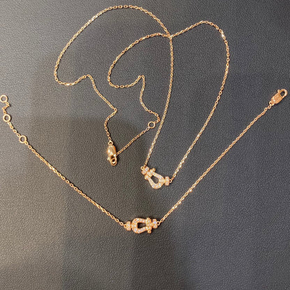 [Leaves]FORCE 10 DIAMOND PINK GOLD NECKLACE MINI MODEL