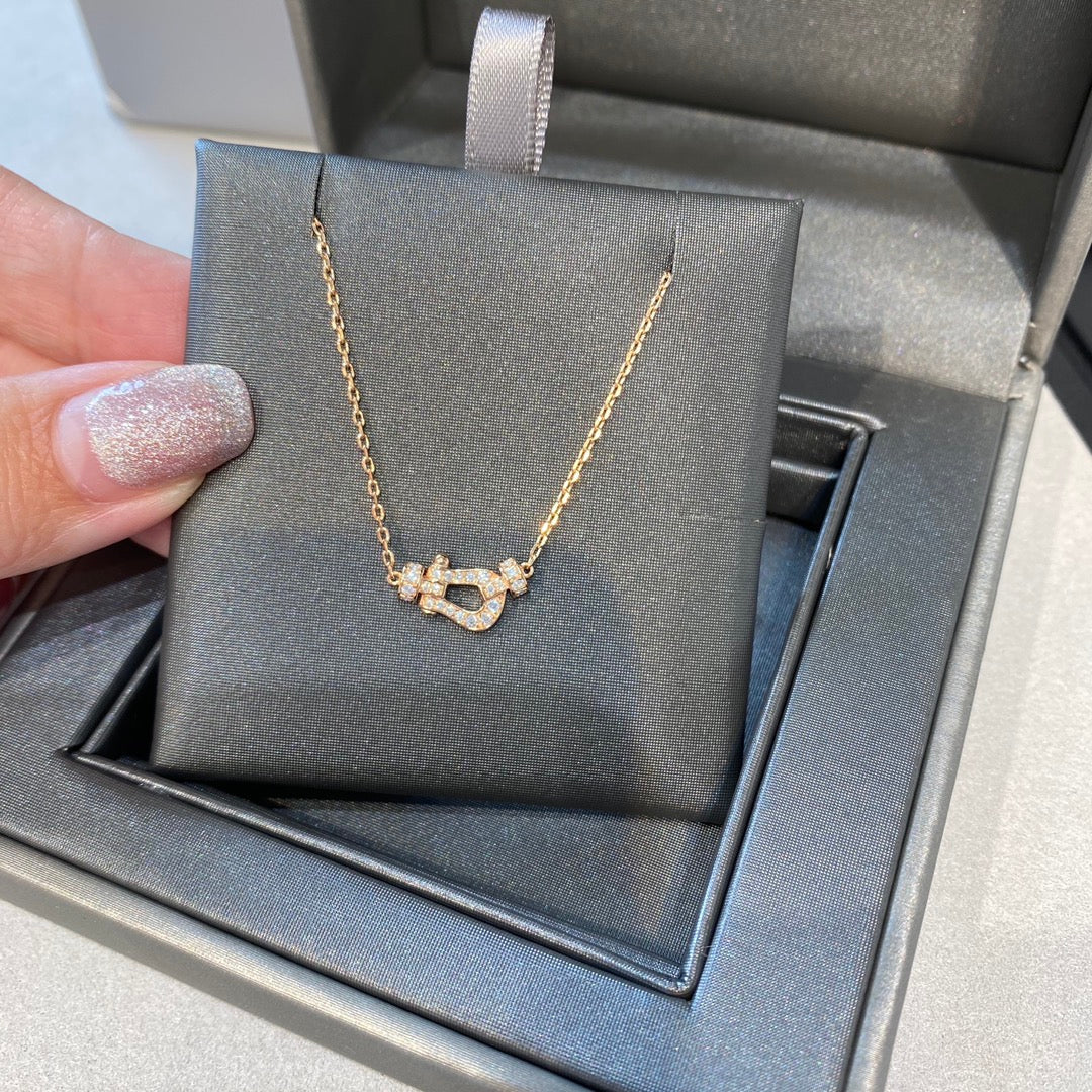 [Leaves]FORCE 10 DIAMOND PINK GOLD NECKLACE MINI MODEL