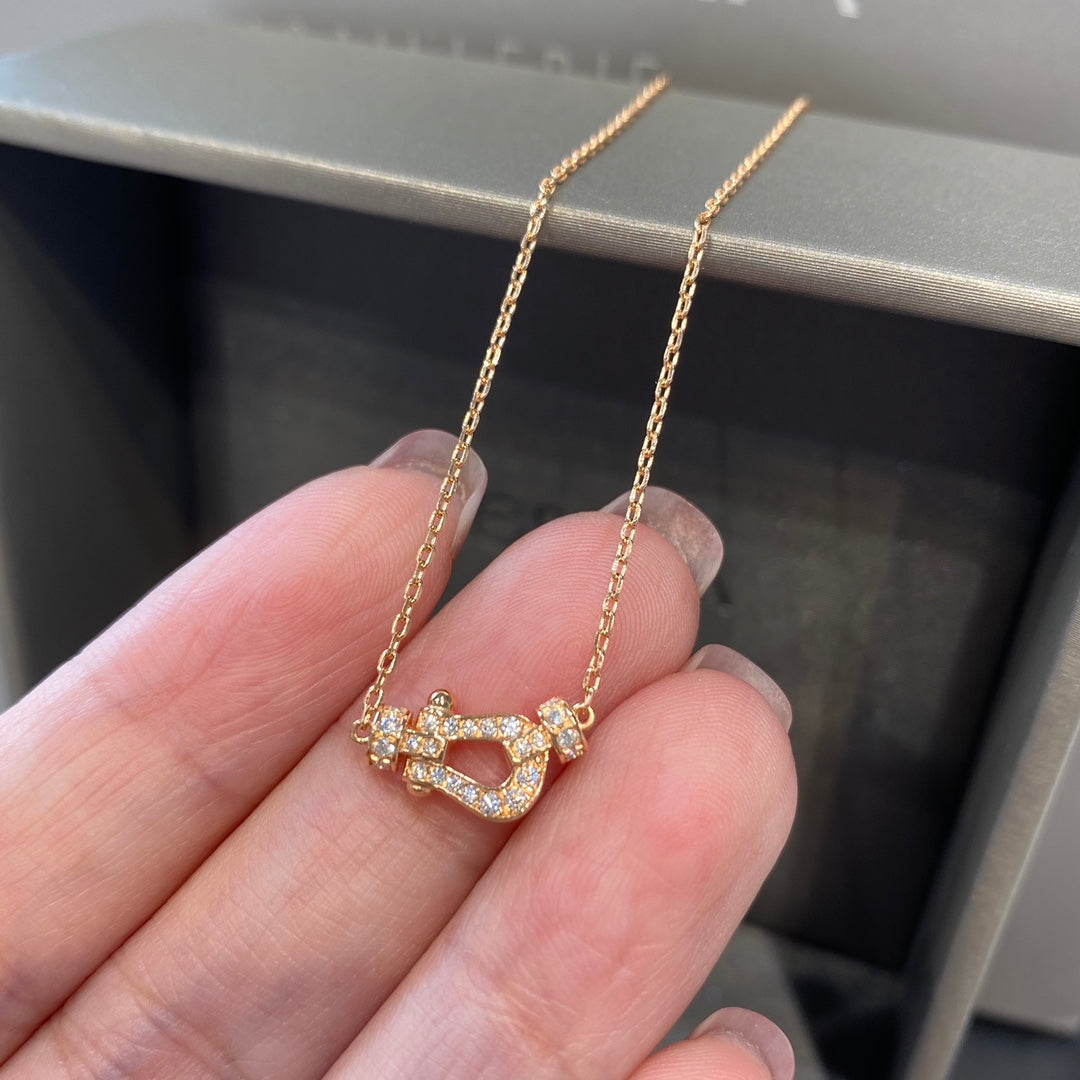 [Leaves]FORCE 10 DIAMOND PINK GOLD NECKLACE MINI MODEL
