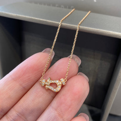 [Leaves]FORCE 10 DIAMOND PINK GOLD NECKLACE MINI MODEL