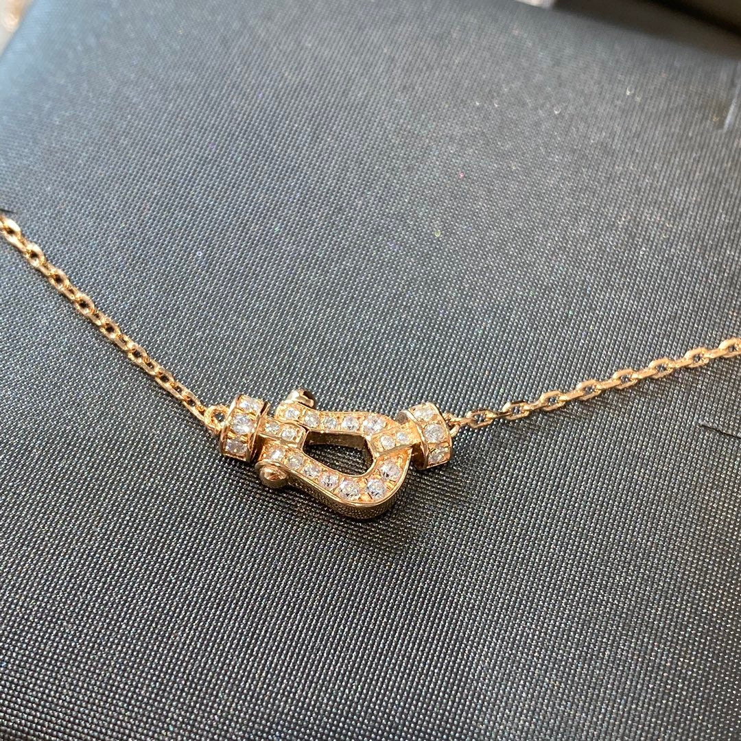 [Leaves]FORCE 10 DIAMOND PINK GOLD NECKLACE MINI MODEL
