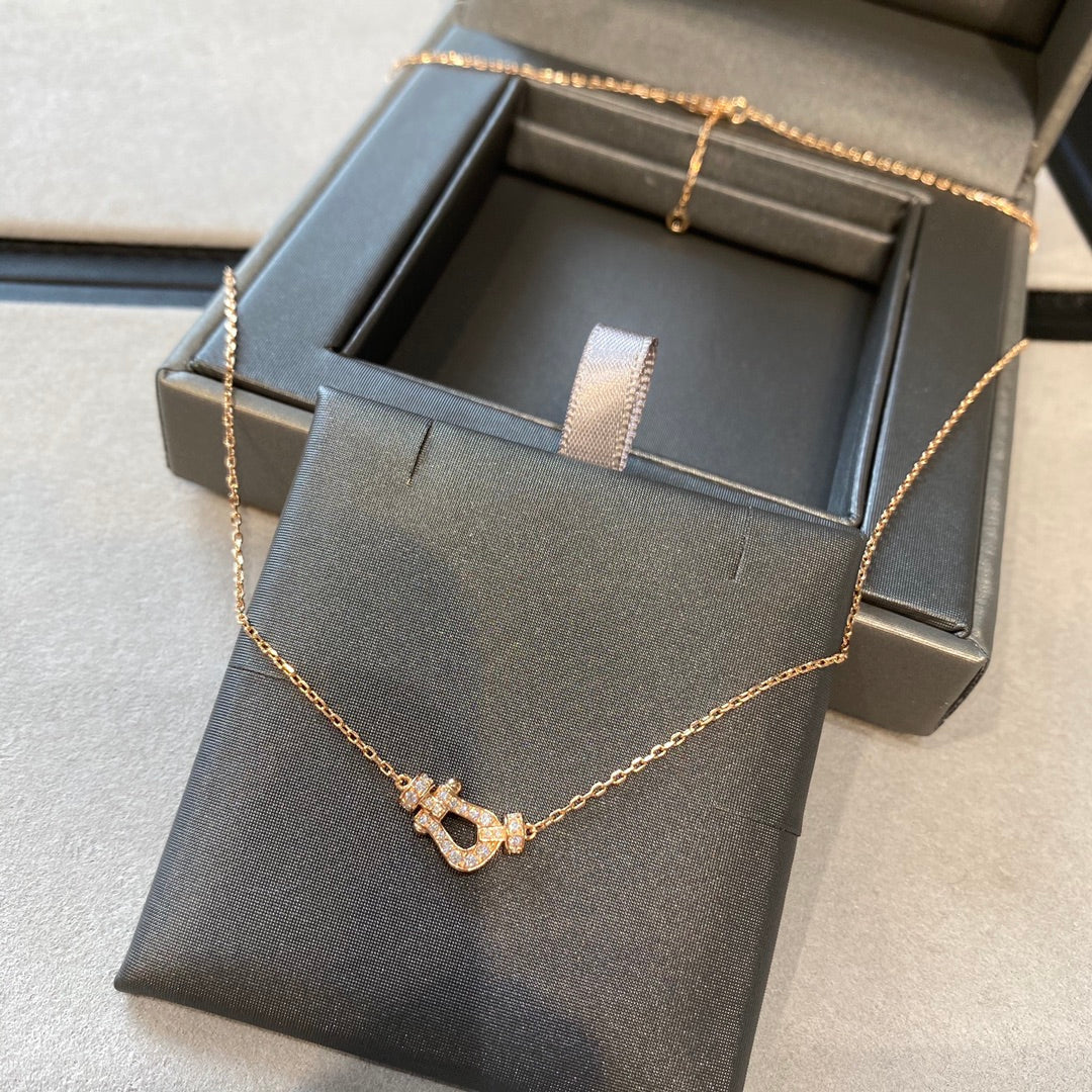 [Leaves]FORCE 10 DIAMOND PINK GOLD NECKLACE MINI MODEL