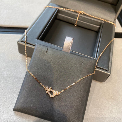 [Leaves]FORCE 10 DIAMOND PINK GOLD NECKLACE MINI MODEL