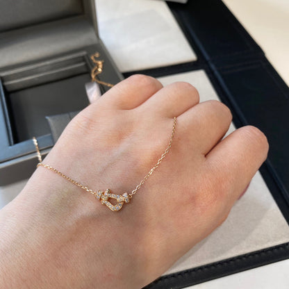 [Leaves]FORCE 10 DIAMOND PINK GOLD NECKLACE MINI MODEL
