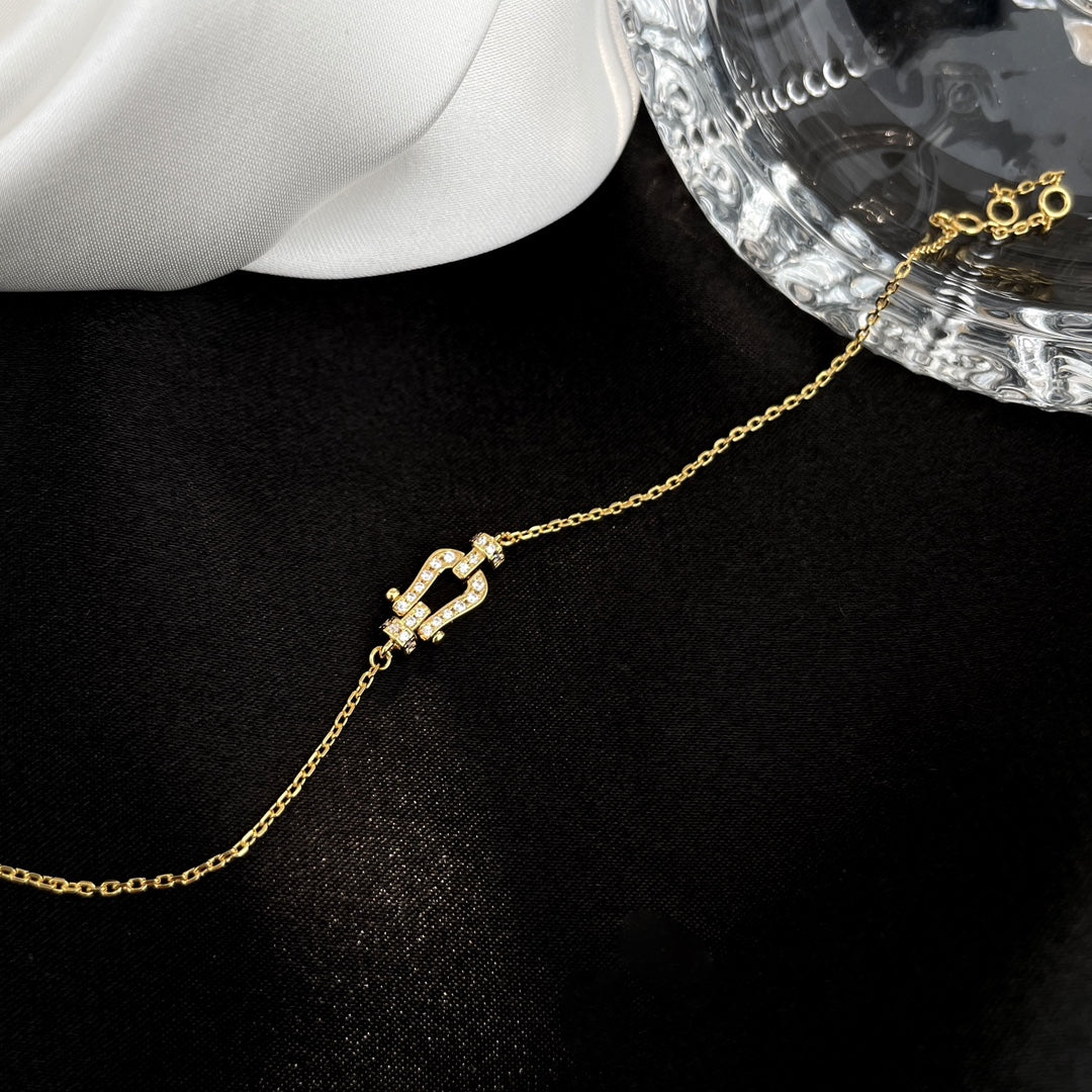 [Leaves]FORCE 10 FULL DIAMOND BUCKLE CHAIN LINK MINI MODEL