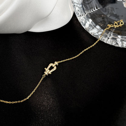 [Leaves]FORCE 10 FULL DIAMOND BUCKLE CHAIN LINK MINI MODEL