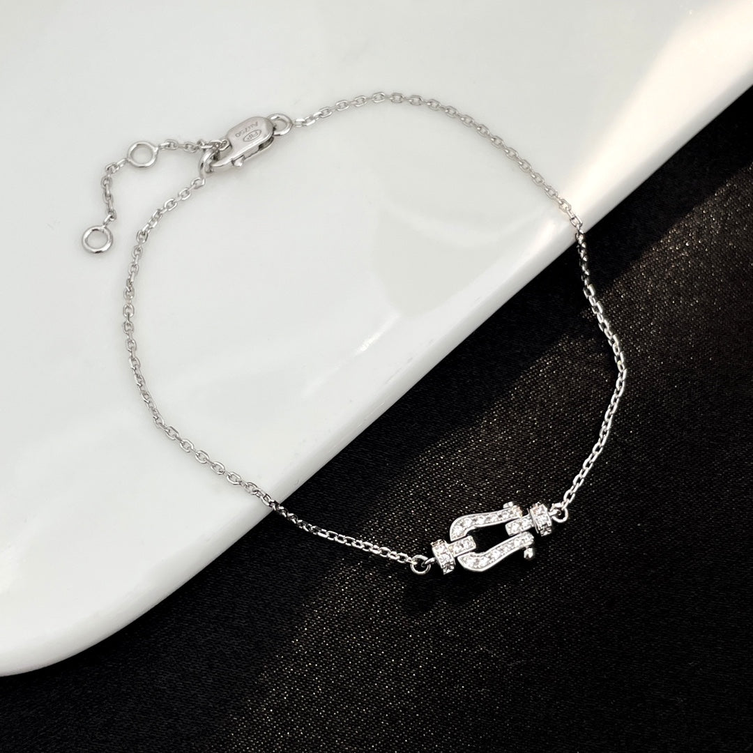 [Leaves]FORCE 10 FULL DIAMOND BUCKLE CHAIN LINK MINI MODEL