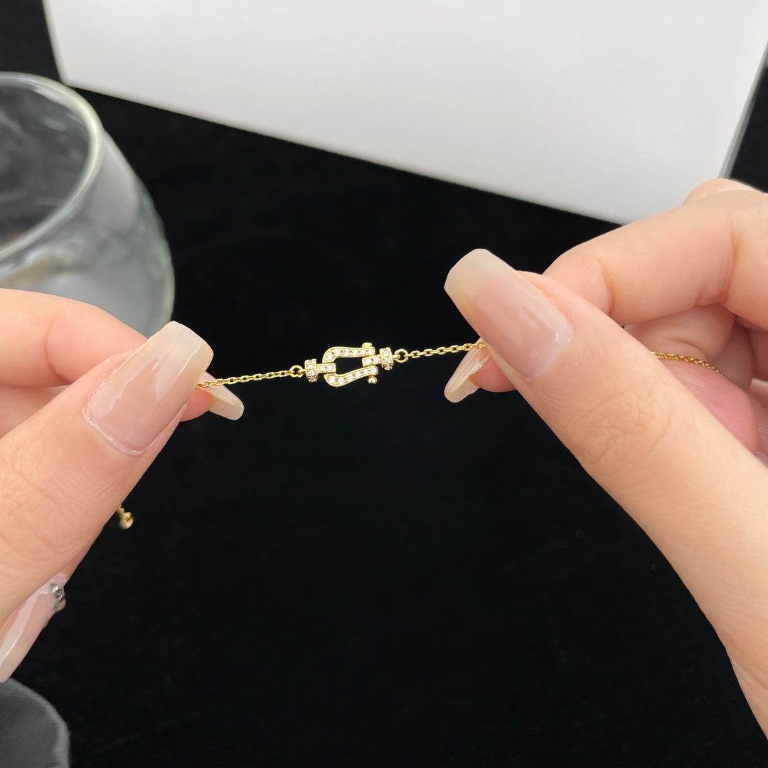 [Leaves]FORCE 10 FULL DIAMOND BUCKLE CHAIN LINK MINI MODEL