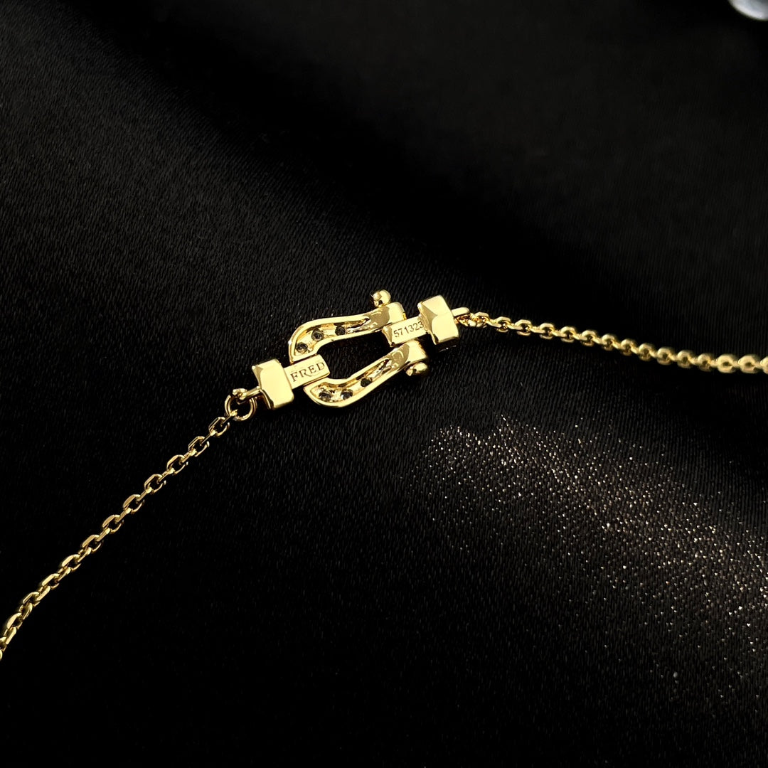 [Leaves]FORCE 10 FULL DIAMOND BUCKLE CHAIN LINK MINI MODEL