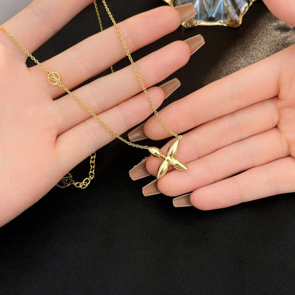 [Leaves]LOUISETTE GOLD NECKLACE