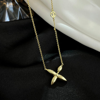 [Leaves]LOUISETTE GOLD NECKLACE