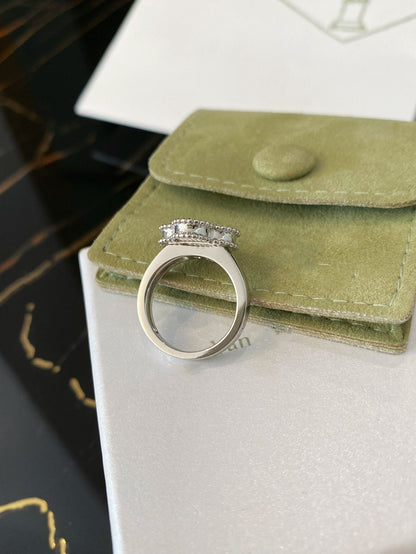 [Leaves]CLOVER SILVER RING