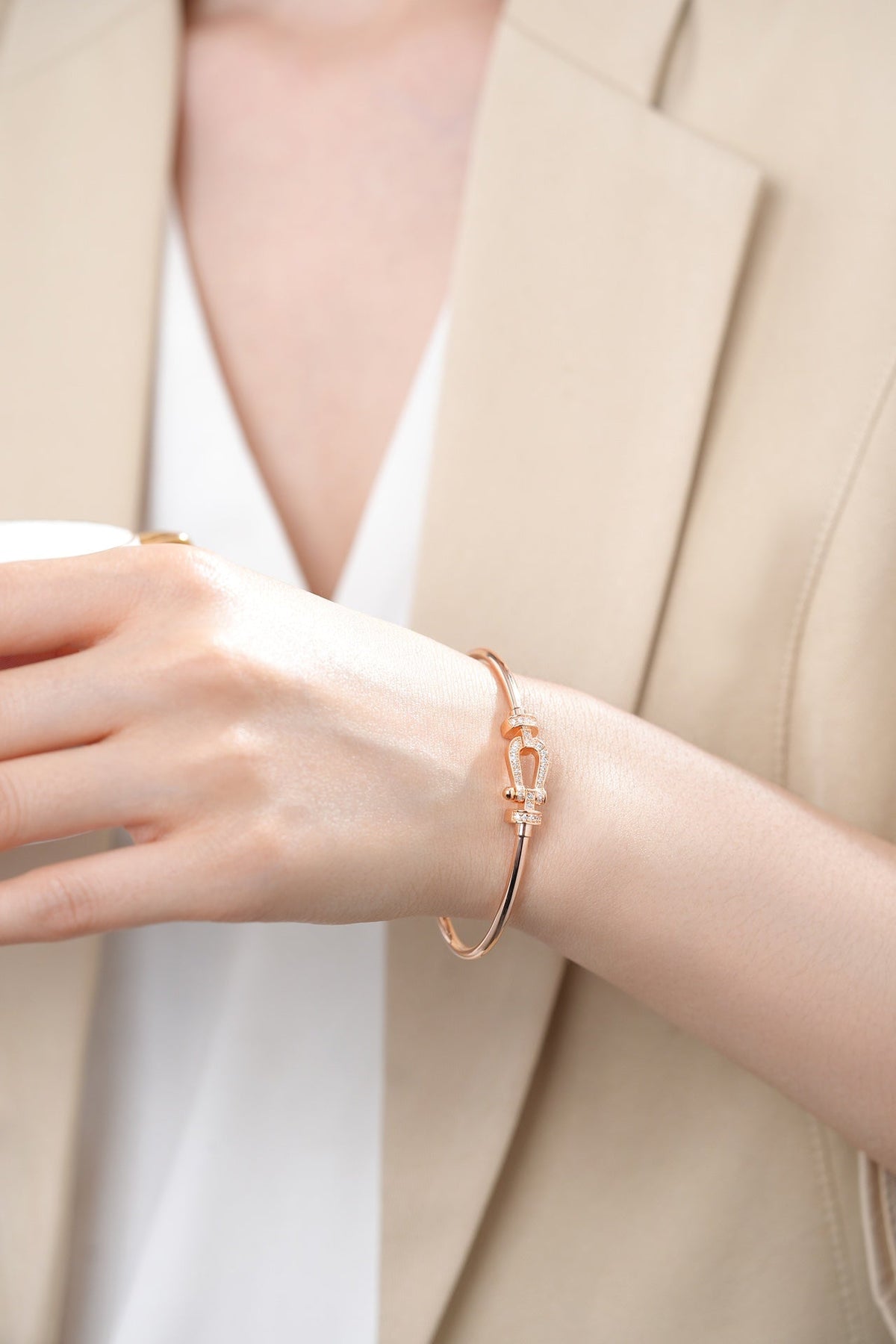 [Leaves]FORCE 10 MOYEN DIAMOND BRACELET
