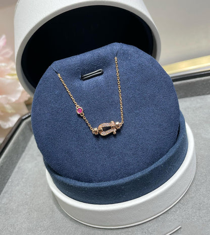 [Leaves]FORCE 10 DIAMOND CHAIN LINK PINK GOLD BRACELET
