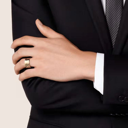 [Leaves]LOVE 11MM LARGE RING