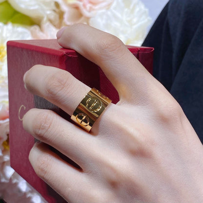 [Leaves]LOVE 11MM LARGE RING