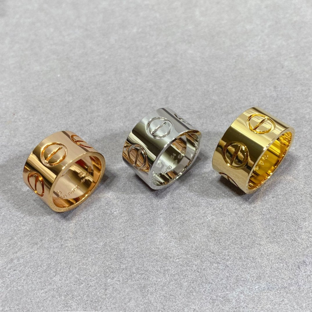 [Leaves]LOVE 11MM LARGE RING