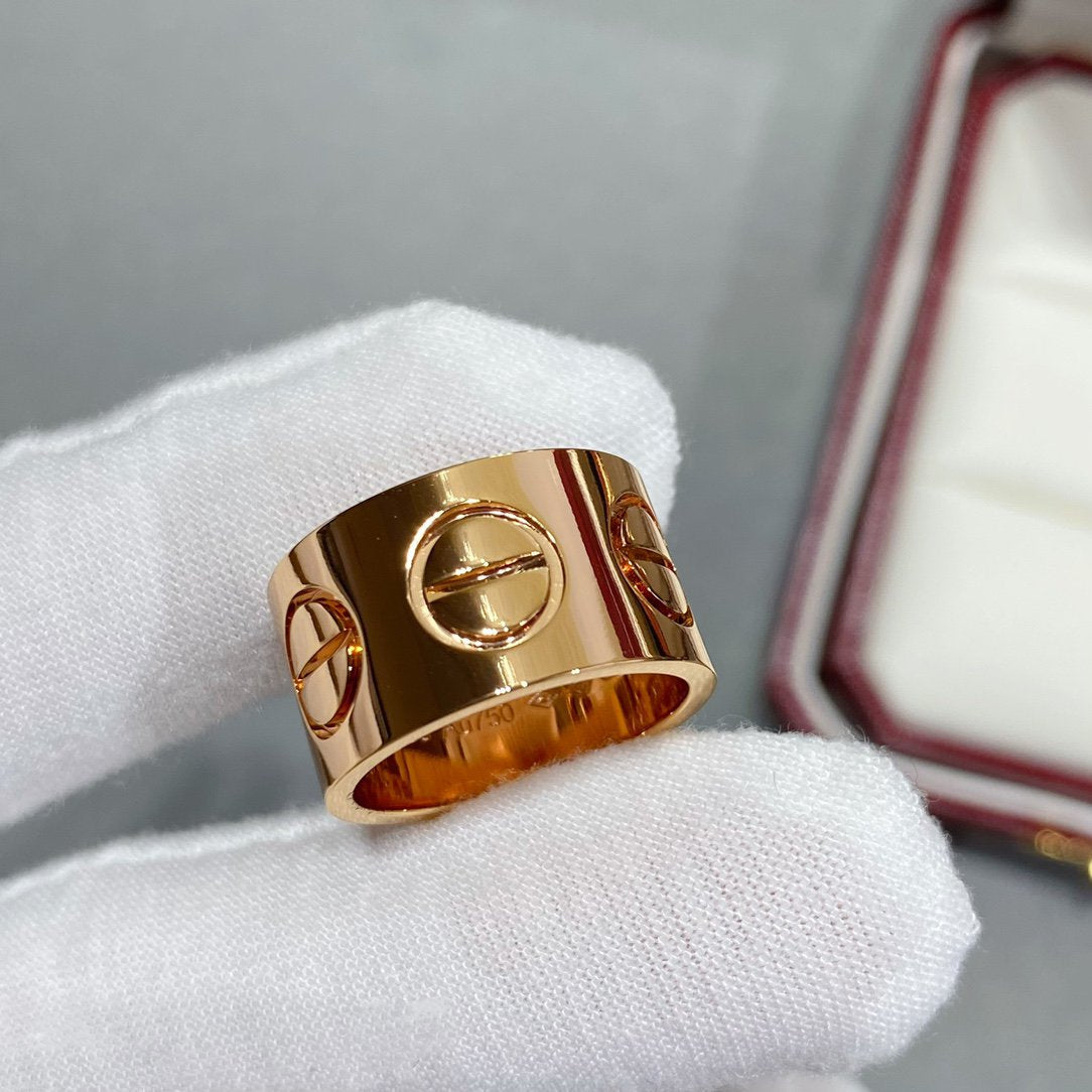 [Leaves]LOVE 11MM LARGE RING