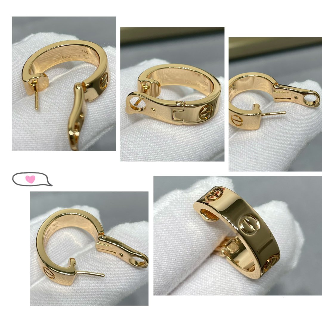 [Leaves]LOVE 5.5MM EARRINGS