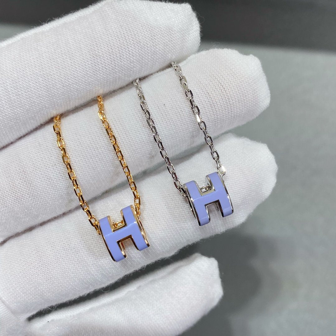 [Leaves]MINI POP H NECKLACE