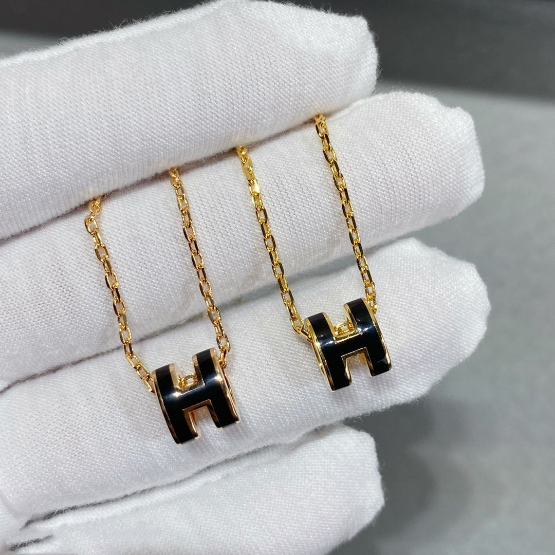 [Leaves]MINI POP H NECKLACE