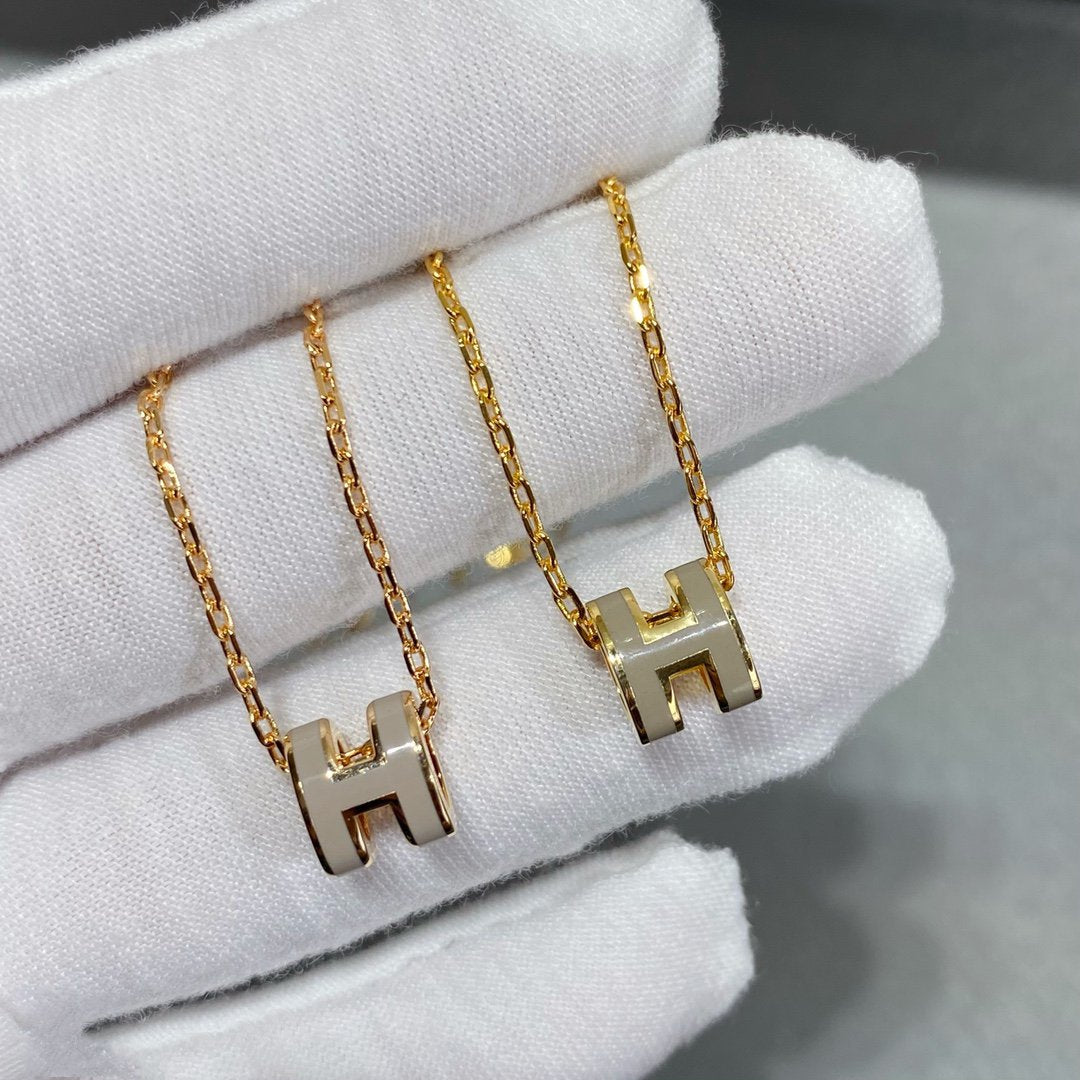 [Leaves]MINI POP H NECKLACE