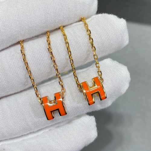 [Leaves]MINI POP H NECKLACE